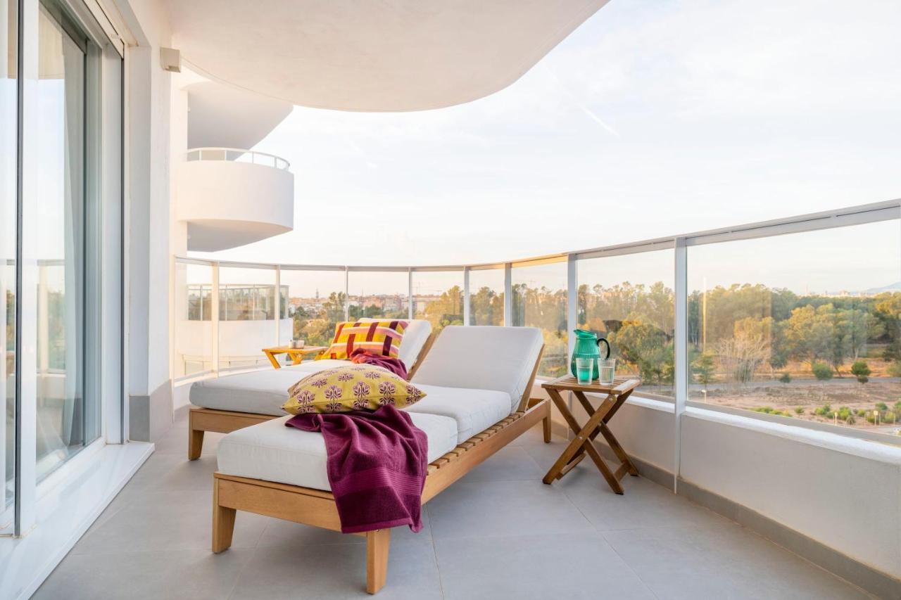 Gran Canet 2Br! Walk To Beach, Sea View, Sauna & Gym Canet d'En Berenguer Eksteriør bilde